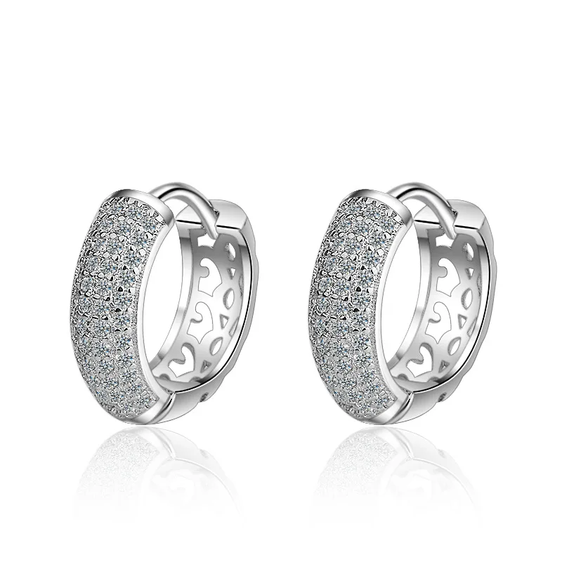 Luxury Super Shine Cubic Zirconia 925 Sterling Silver Female Stud Earrings Promotion Jewelry Women Gift Girls
Luxury Super Shine Cubic Zirconia 925 Sterling Silver Female Stud Earrings Promotion Jewelry Women Gift Girls