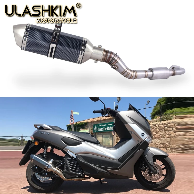 Motorcycle Exhaust Slip On Full System Modified Front Middle Link Pipe Muffler For YAMAHA NVX155 Aerox155
Motorcycle Exhaust Slip On Full System Modified Front Middle Link Pipe Muffler For YAMAHA NVX155 Aerox155
