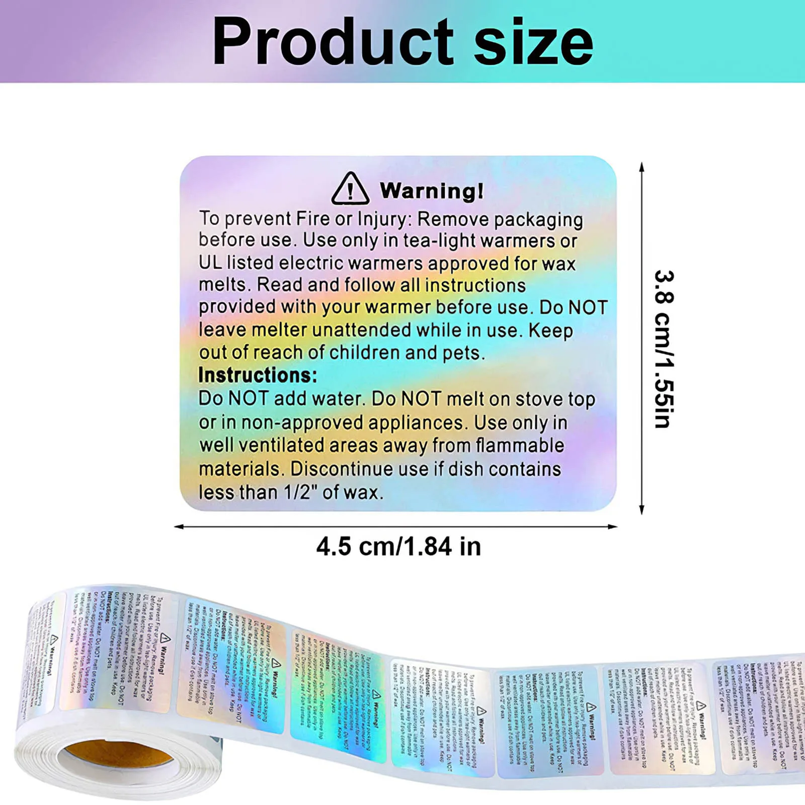 600pcs Warning Labels Soft Candle Stickers Clear Candle Labels Thin Candle Safety Decals Waterproof For Wax Melt Molds
600pcs Warning Labels Soft Candle Stickers Clear Candle Labels Thin Candle Safety Decals Waterproof For Wax Melt Molds