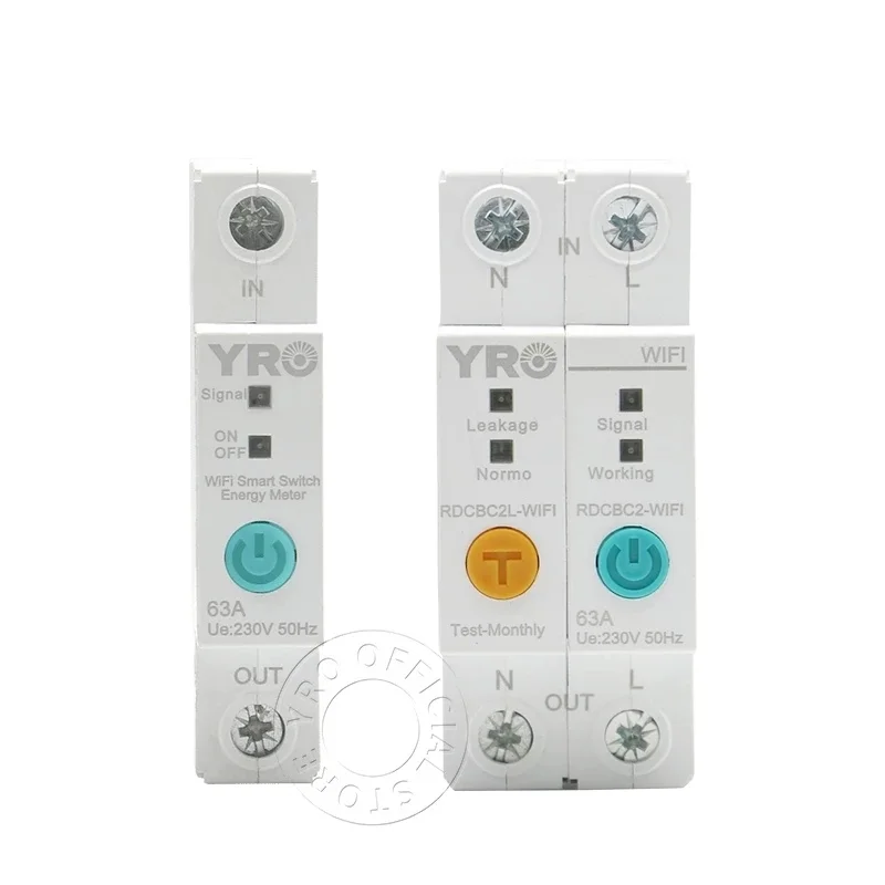 2P Smart WiFI remote control circuit breaker compatible home with energy monitoring
2P Smart WiFI remote control circuit breaker compatible home with energy monitoring