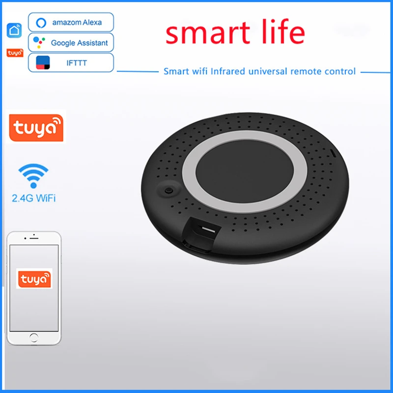 Tuya Universal IR Remote Controller, Smart Home Automation WIFI IR Remote Controller Voice Control For Alexa Google Home
Tuya Universal IR Remote Controller, Smart Home Automation WIFI IR Remote Controller Voice Control For Alexa Google Home