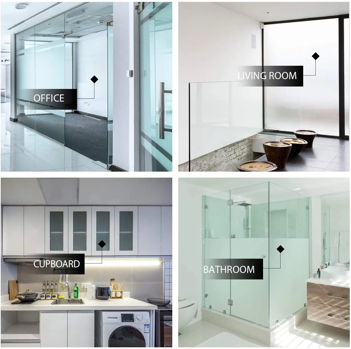 WXSHSH White Frosted Privacy Window Film Matte Static Self Adhesive Film Anti-UV Heat Control Window Sticker for Home Office
WXSHSH White Frosted Privacy Window Film Matte Static Self Adhesive Film Anti-UV Heat Control Window Sticker for Home Office