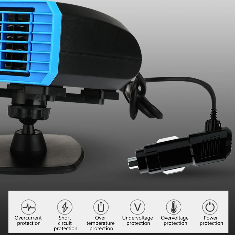 3 Patterns Portable Car Heater 12V 150W With Heating And Cooling 2 In 1 Modes Rotate 360° Fast Heating Defrost Defogger
3 Patterns Portable Car Heater 12V 150W With Heating And Cooling 2 In 1 Modes Rotate 360° Fast Heating Defrost Defogger