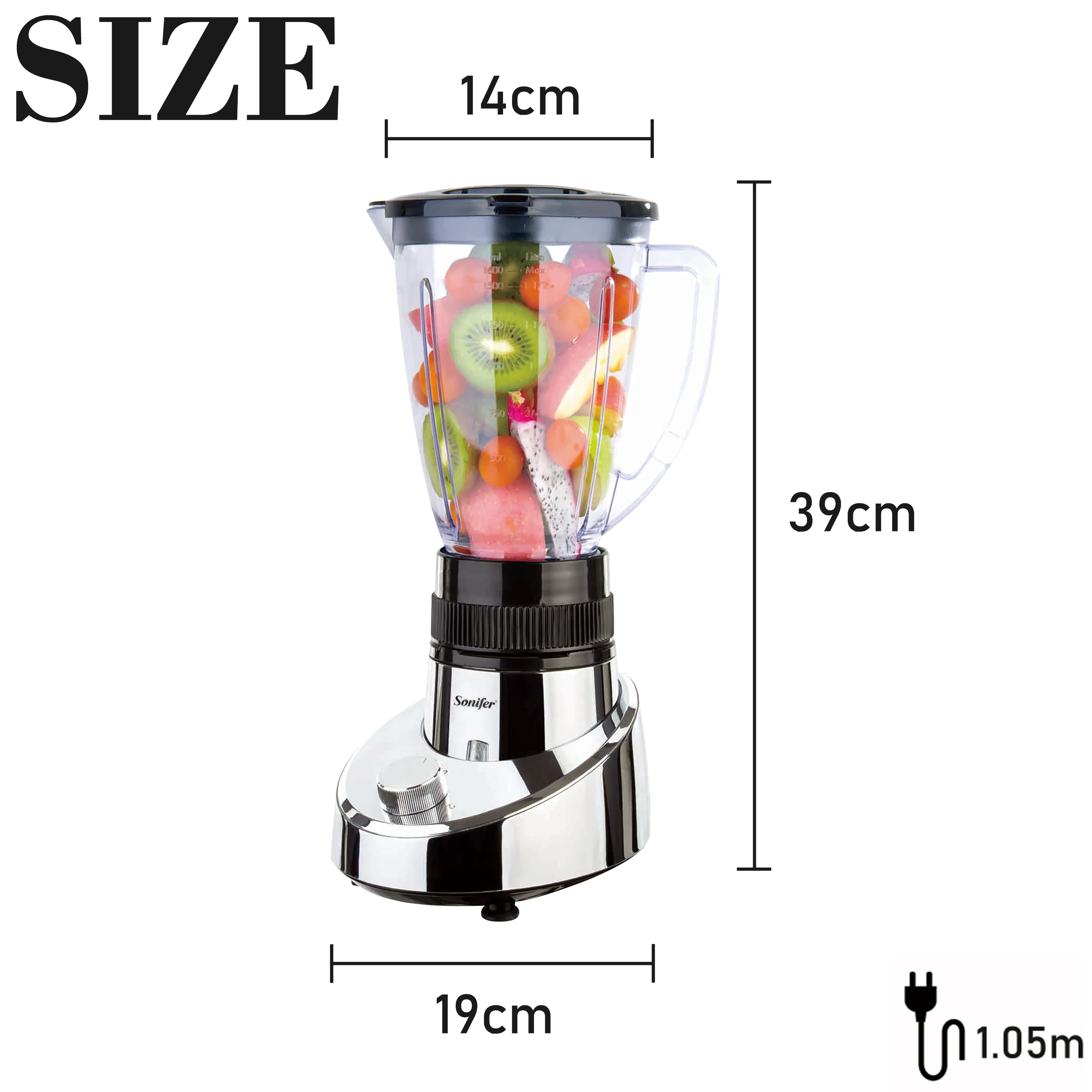 400W Electric Food Standing Blender Mixer Kitchen Stainless Steel Vegetable Meat Grinder Ice Cocktail Bar Fruit Blender Sonifer
400W Electric Food Standing Blender Mixer Kitchen Stainless Steel Vegetable Meat Grinder Ice Cocktail Bar Fruit Blender Sonifer