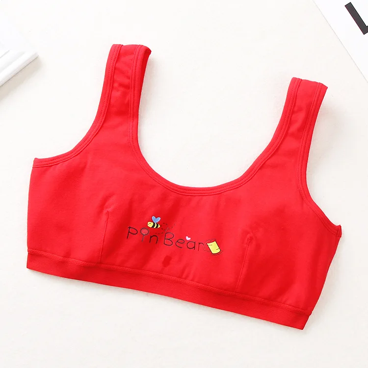 New Style Year of Fate Bright Red Girls Bra Developmental Combed Cotton Middle And Large Girls Non-Steel Ring Underwear
New Style Year of Fate Bright Red Girls Bra Developmental Combed Cotton Middle And Large Girls Non-Steel Ring Underwear