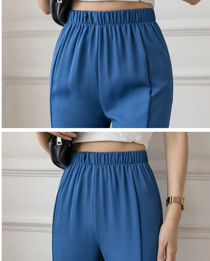 2021 spring summer Temperament Korean Style Casual Pants High Waist Solid Female Popular Slim Pants
2021 spring summer Temperament Korean Style Casual Pants High Waist Solid Female Popular Slim Pants