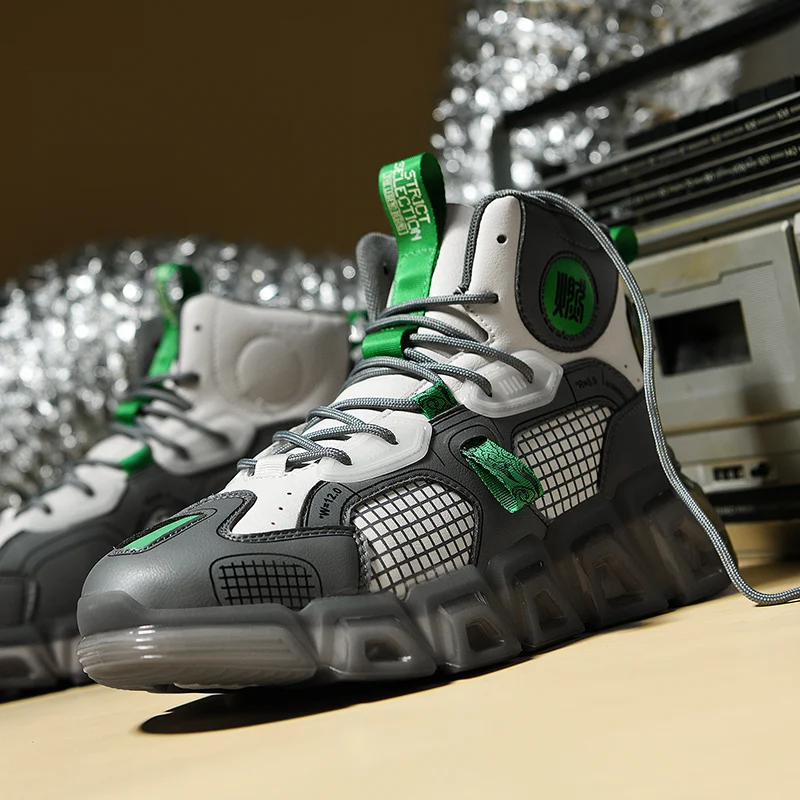 2022 Winter Fashion Comfortable Height Increasing Cushioning Adult Men's Sport Basketball Shoes High Top Man Chunky Sneakers
2022 Winter Fashion Comfortable Height Increasing Cushioning Adult Men's Sport Basketball Shoes High Top Man Chunky Sneakers
