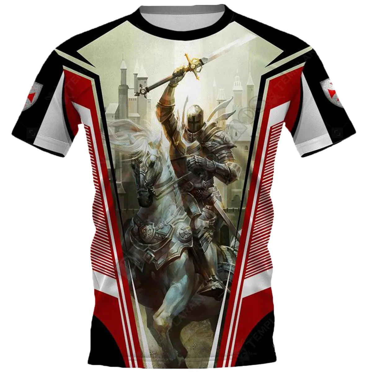 Knight Templar Warrior 3D Printed t shirts women for men Summer Casual Tees Short Sleeve T-shirts Short Sleeve Drop Shipping 07
Knight Templar Warrior 3D Printed t shirts women for men Summer Casual Tees Short Sleeve T-shirts Short Sleeve Drop Shipping 07