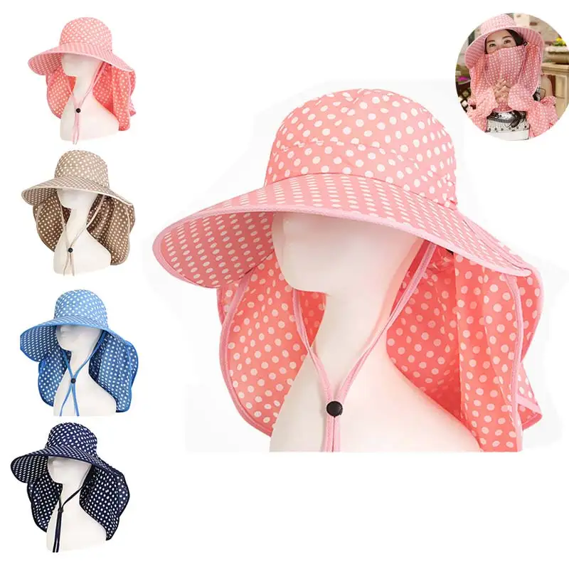 Fashion Women Summer Beach Hats Sun Visor Cap with Detachable Mask + UV Protection Long Sleeves TC21
Fashion Women Summer Beach Hats Sun Visor Cap with Detachable Mask + UV Protection Long Sleeves TC21