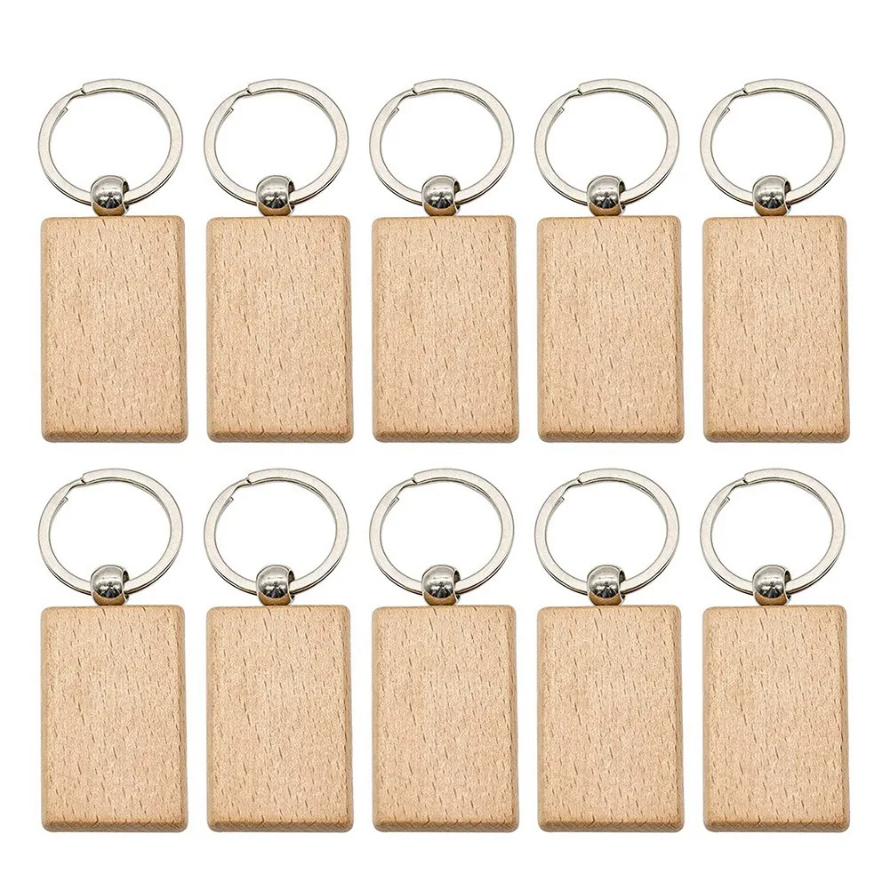 10Pcs Blank Wooden Key Chain Wood Keychain Key Ring Key Tags Personalized EDC or Best Gift Craft
10Pcs Blank Wooden Key Chain Wood Keychain Key Ring Key Tags Personalized EDC or Best Gift Craft
