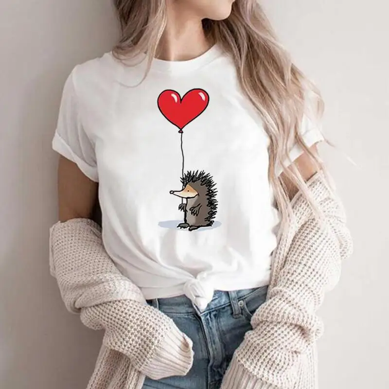 Summer Short Sleeve Tee Shirt Femme Fashion Cartoon Print T Shirt Women Tops Casual Harajuku Shirt Plus Size Shirt T Shirt Femme
Summer Short Sleeve Tee Shirt Femme Fashion Cartoon Print T Shirt Women Tops Casual Harajuku Shirt Plus Size Shirt T Shirt Femme