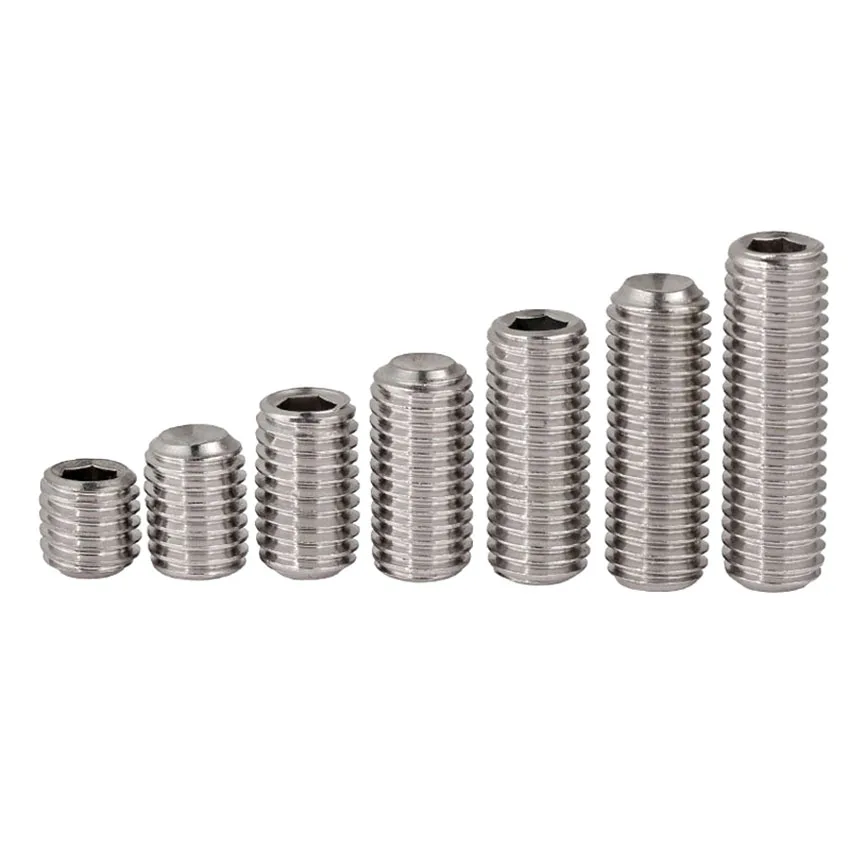 5/10/30PCS Socket Cup Point Grub Screws - Allen M3M4M5M6M8M10 Stainless steel 316 Marine | Обустройство дома