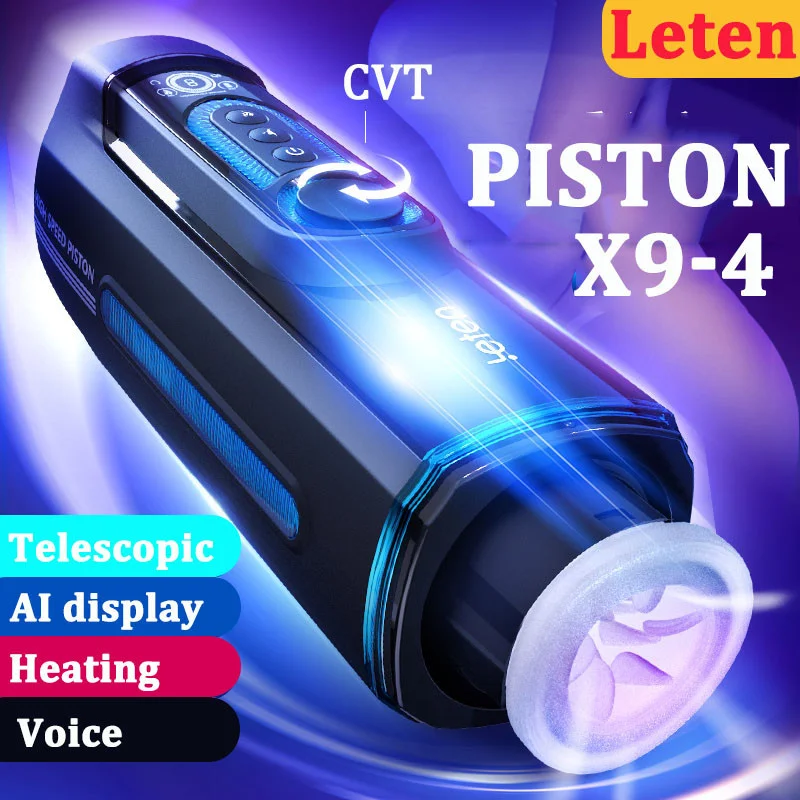 

Leten X9 Automatic Piston Telescopic Masturbator Heating Blowjob Thrusting Moaning Male Masturbation Machine Cup Sex Toy For Men