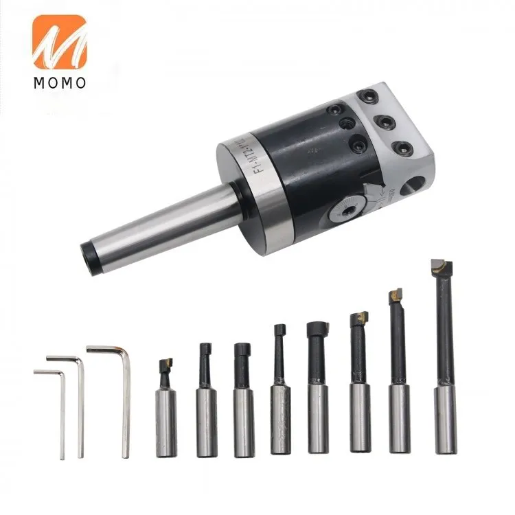 Milling Machine MT2-M10 F1-12 50mm Boring Head with 9PCS 12mm Boring Bars Set + Case
Milling Machine MT2-M10 F1-12 50mm Boring Head with 9PCS 12mm Boring Bars Set + Case