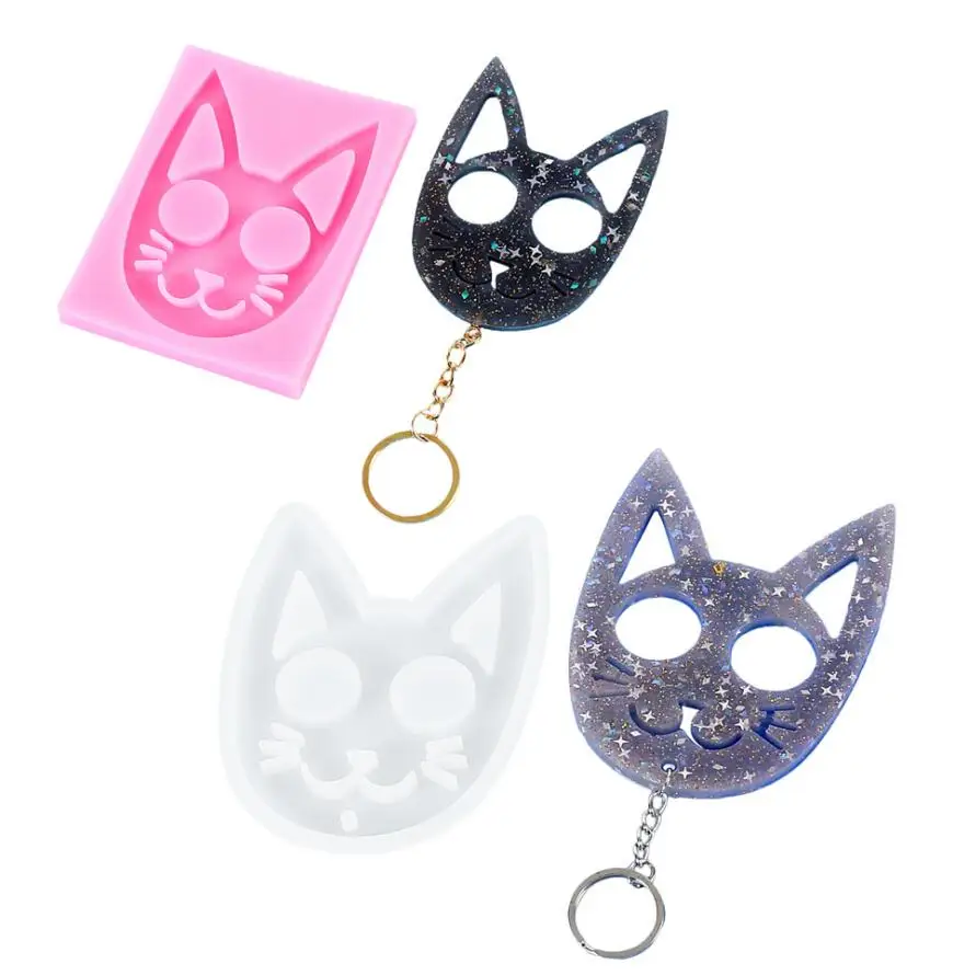 Cat Face Silicone Casting Molds For DIY Resin Keychain Pendant For Defense Jewelry Findings Tools Moulds Uv Epoxy Handmade Craft
Cat Face Silicone Casting Molds For DIY Resin Keychain Pendant For Defense Jewelry Findings Tools Moulds Uv Epoxy Handmade Craft
