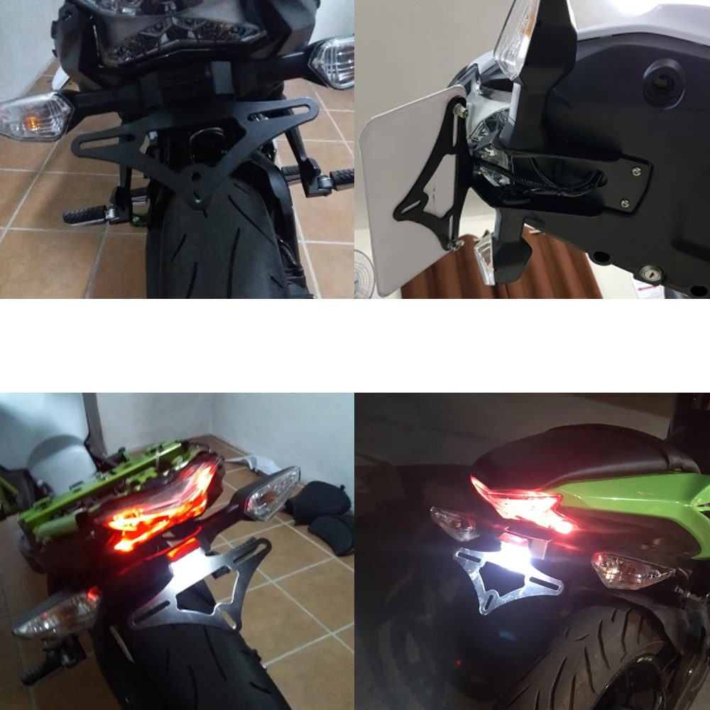 Motorcycle License Plate Holder License Bracket Tail Tidy Fender Eliminator For Kawasaki Z650 Z 650 Ninja650 2017-2019
Motorcycle License Plate Holder License Bracket Tail Tidy Fender Eliminator For Kawasaki Z650 Z 650 Ninja650 2017-2019