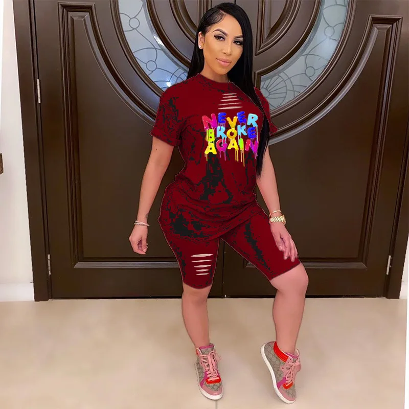 Ursuper 2021 New Hollow Solid Color Women's Clothing Color Letter Printing Fashion Sports and Leisure Two-Piece Set Burnt Flower
Ursuper 2021 New Hollow Solid Color Women's Clothing Color Letter Printing Fashion Sports and Leisure Two-Piece Set Burnt Flower