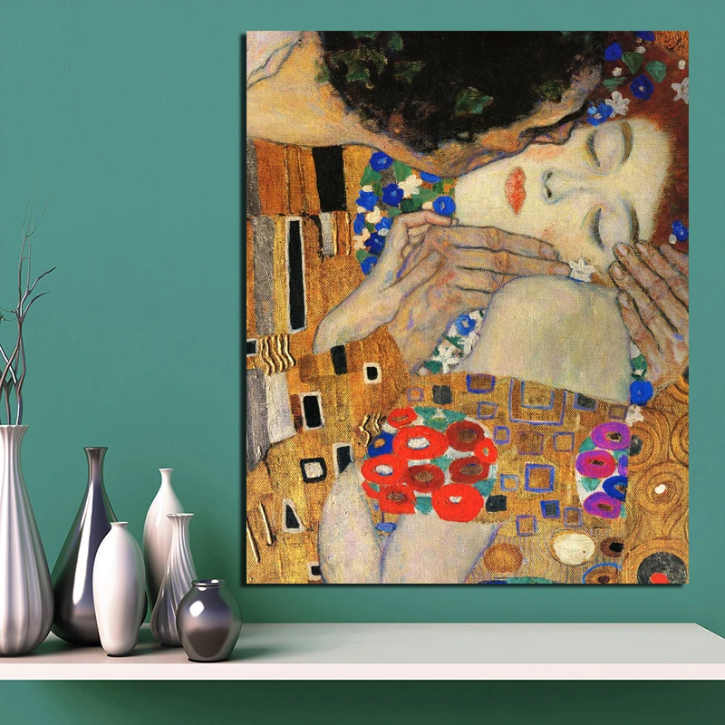 Gustav Klimt Kiss Meaning Nordic Poster Canvas Painting Living Room Home Decoration Modern Wall Art Oil Painting Posters Picture
Gustav Klimt Kiss Meaning Nordic Poster Canvas Painting Living Room Home Decoration Modern Wall Art Oil Painting Posters Picture