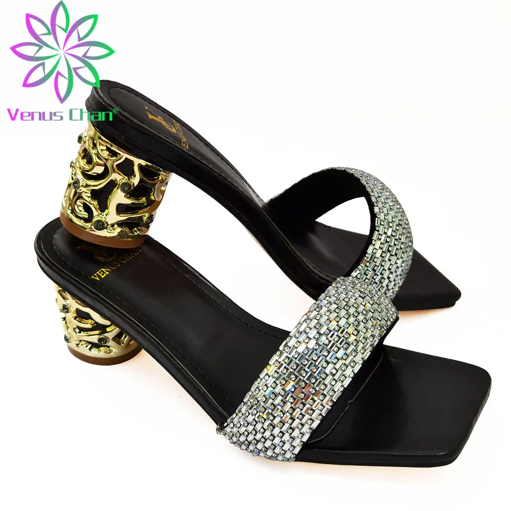 Light Pu High Quality 2021 New Design Italian Women Shoes with Appliques African Ladies Slingbacks Slipper in Silver Color
Light Pu High Quality 2021 New Design Italian Women Shoes with Appliques African Ladies Slingbacks Slipper in Silver Color