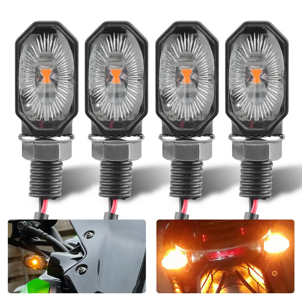 4X Mini Motorcycle LED Turn Signals Blinker Light Indicator Amber Lamp Universal Turn Signals For Motorcycle Accessories
4X Mini Motorcycle LED Turn Signals Blinker Light Indicator Amber Lamp Universal Turn Signals For Motorcycle Accessories