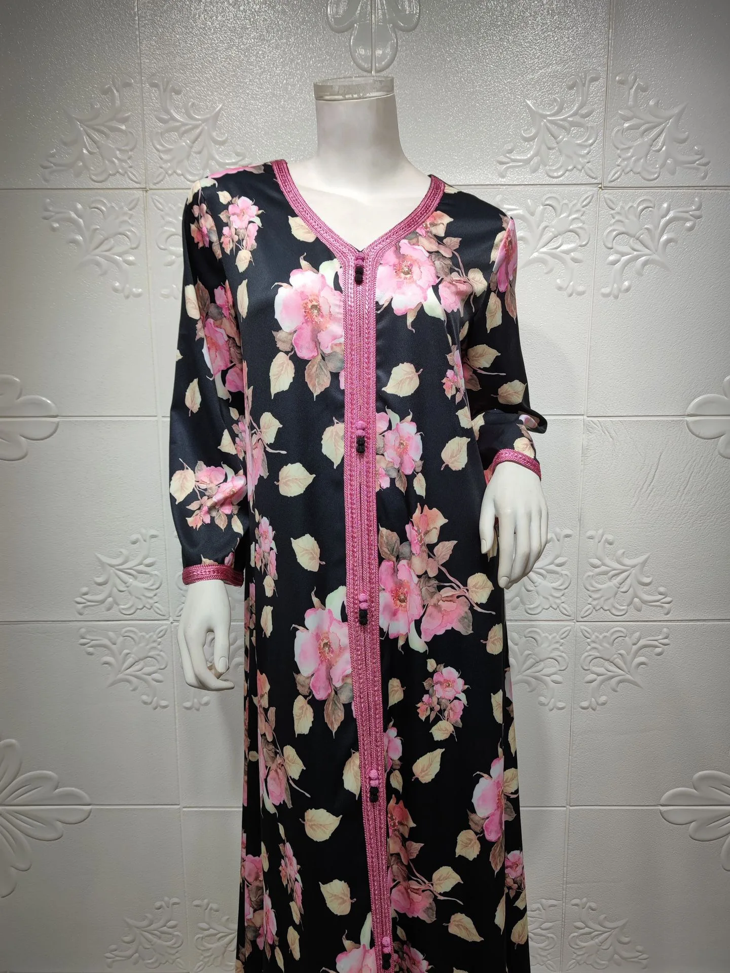 Abaya Dubai New Floral Muslim Party Floor Length Printed Maxi Dress Traditional Plus Size Hijab african dresses for women 
Abaya Dubai New Floral Muslim Party Floor Length Printed Maxi Dress Traditional Plus Size Hijab african dresses for women