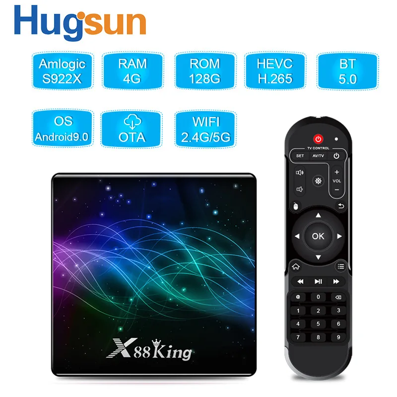 Сетевая телеприставка HD S922X, Android 9,0, X88 King, сетевой плеер, телеприставка 4 ГБ/128 ГБ
Сетевая телеприставка HD S922X, Android 9,0, X88 King, сетевой плеер, телеприставка 4 ГБ/128 ГБ