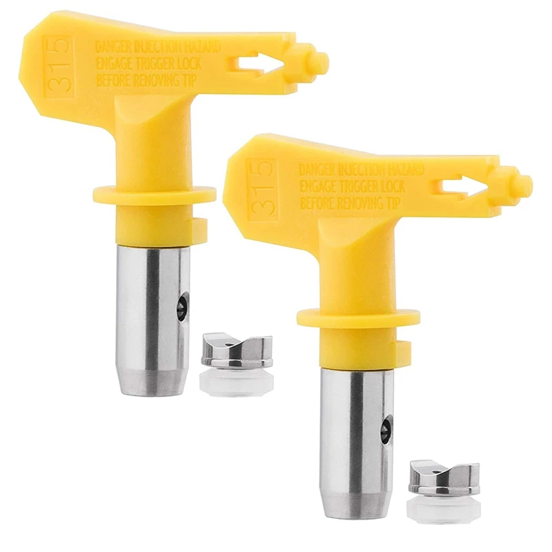 Promotion! 2 Pcs Reversible Spray Tip Airless Paint Spray Nozzle Sprayer Spraying Machine Parts for Homes Buildings Decks (315)
Promotion! 2 Pcs Reversible Spray Tip Airless Paint Spray Nozzle Sprayer Spraying Machine Parts for Homes Buildings Decks (315)