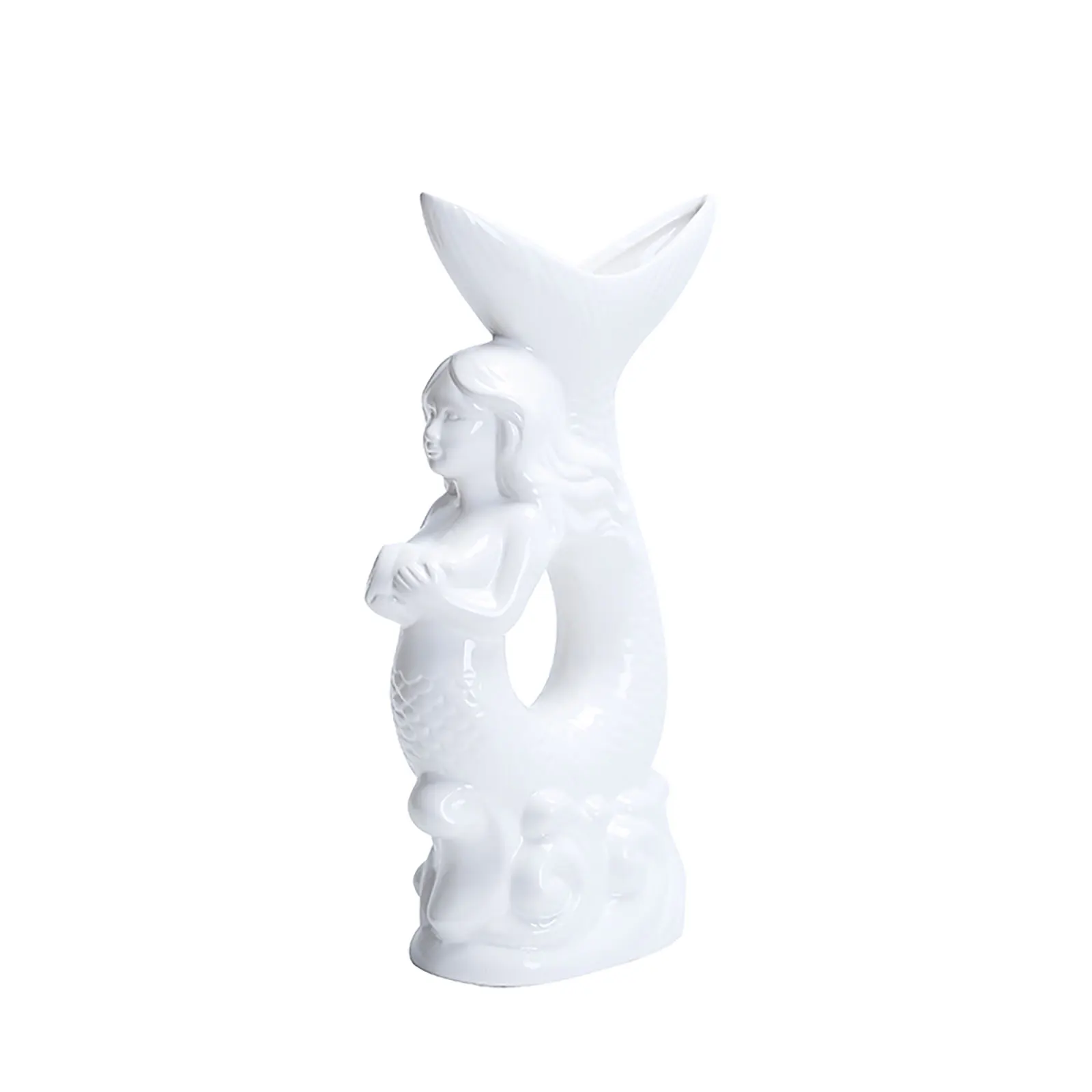 Mermaid vase decoration living room office flower arrangement simple ceramic decoration creative floor modern dry flower decorat
Mermaid vase decoration living room office flower arrangement simple ceramic decoration creative floor modern dry flower decorat