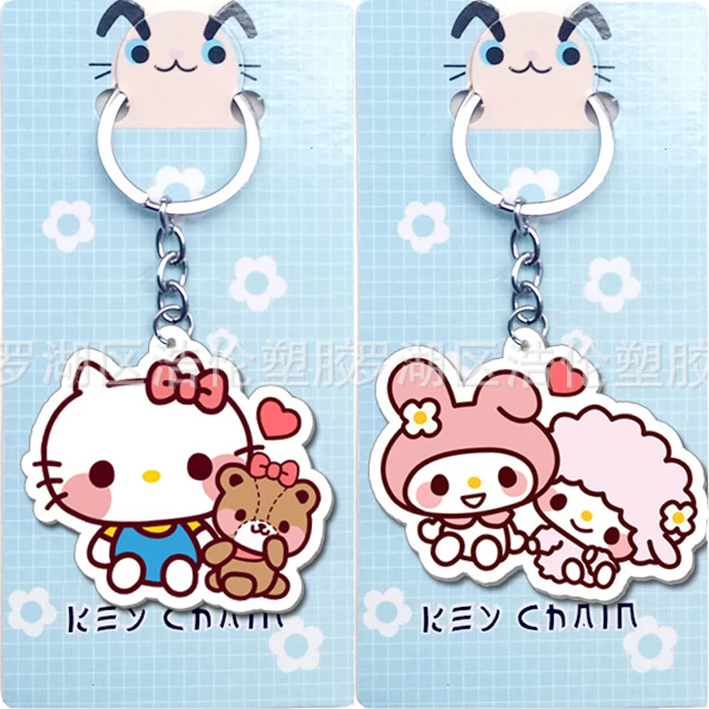 My Melody Hello Kitty Kuromi Sanrio Cartoon Keychain Student School Bag Pendant Girl Kawaii Key Chain Kids Gift
My Melody Hello Kitty Kuromi Sanrio Cartoon Keychain Student School Bag Pendant Girl Kawaii Key Chain Kids Gift