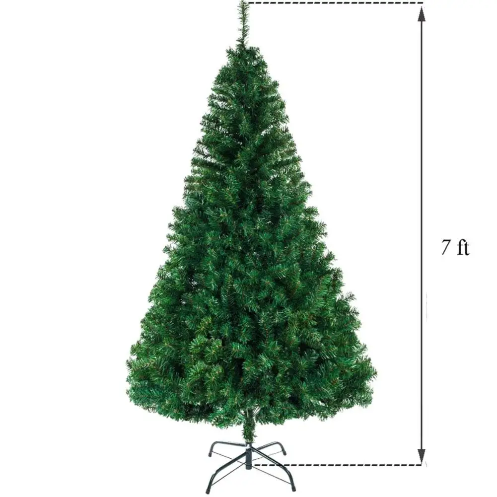 Christmas Tree Plastic Premium Artificial Christmas Tree with Stand 7ft 1100 Branches Decoration Tree Christmas Home Decor
Christmas Tree Plastic Premium Artificial Christmas Tree with Stand 7ft 1100 Branches Decoration Tree Christmas Home Decor