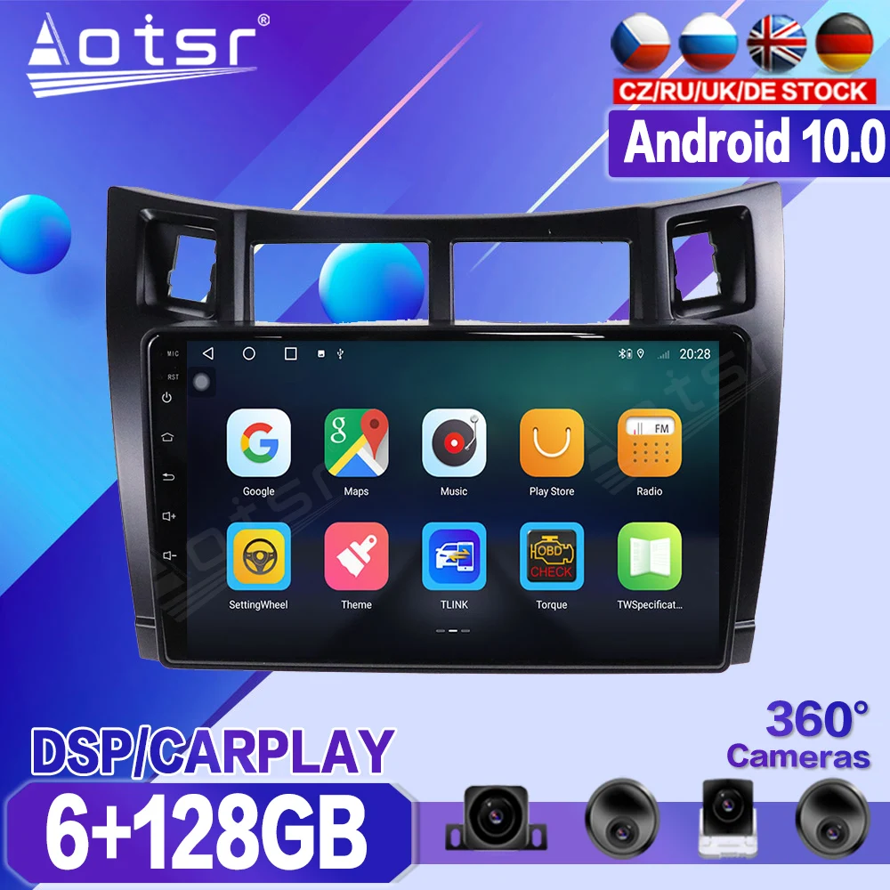 128G For Toyota Yaris 2008 2009 2010 2011 Car DVD Multimedia Player Recorder Stereo Android Radio GPS Auto Audio Navi Head Unit
128G For Toyota Yaris 2008 2009 2010 2011 Car DVD Multimedia Player Recorder Stereo Android Radio GPS Auto Audio Navi Head Unit