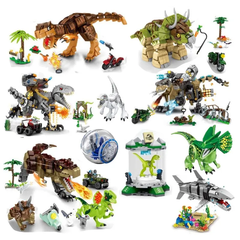 Jurassic Dinosaurs Park Animals World Indoraptors Tyrannosaurus Building Blocks Construction Toys Bricks Blue Owen T Rex Dinos
Jurassic Dinosaurs Park Animals World Indoraptors Tyrannosaurus Building Blocks Construction Toys Bricks Blue Owen T Rex Dinos