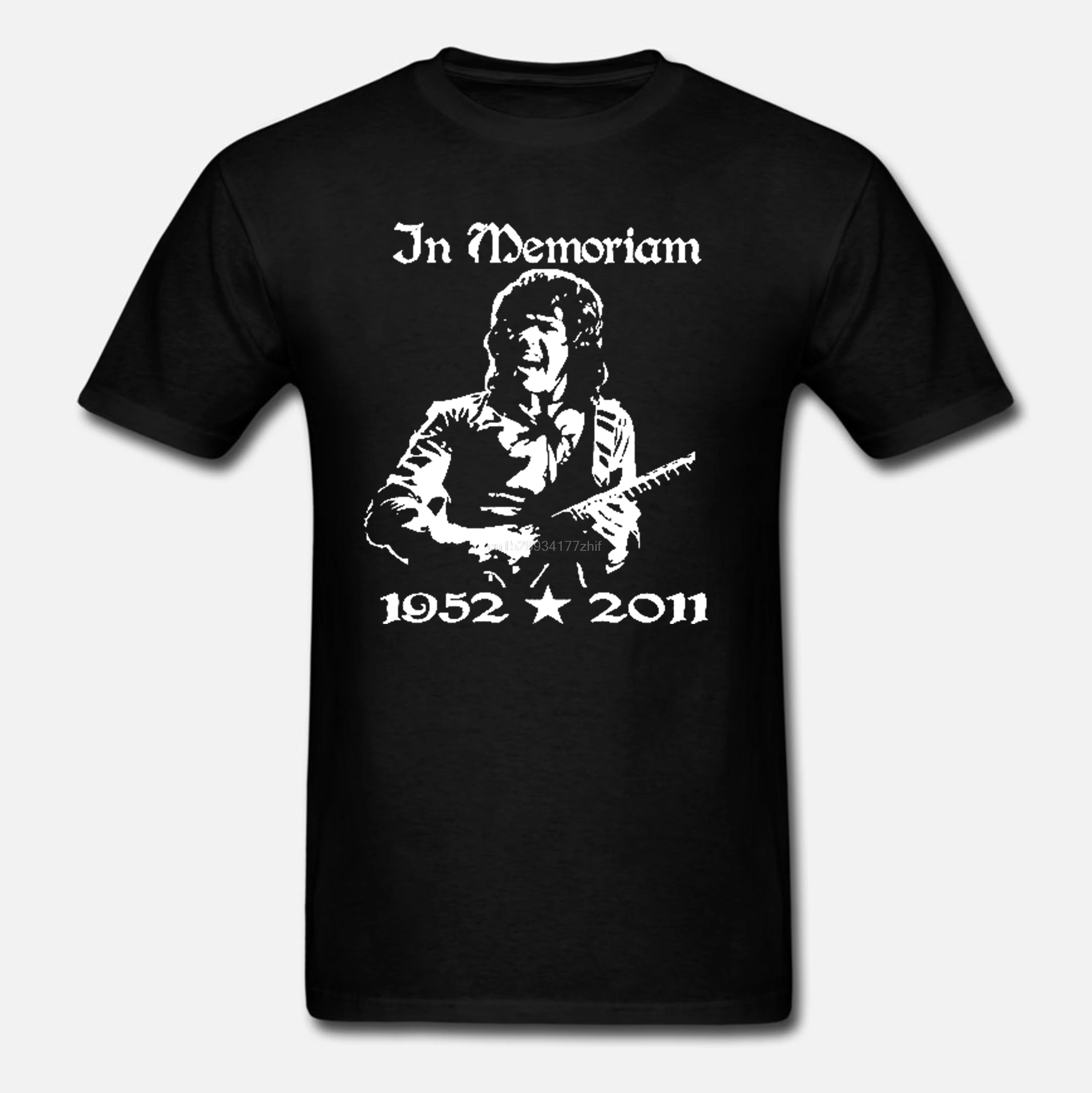 Гэри Мур дань футболка Thin Lizzy Футболка с принтом летние Стиль футболки мужской
