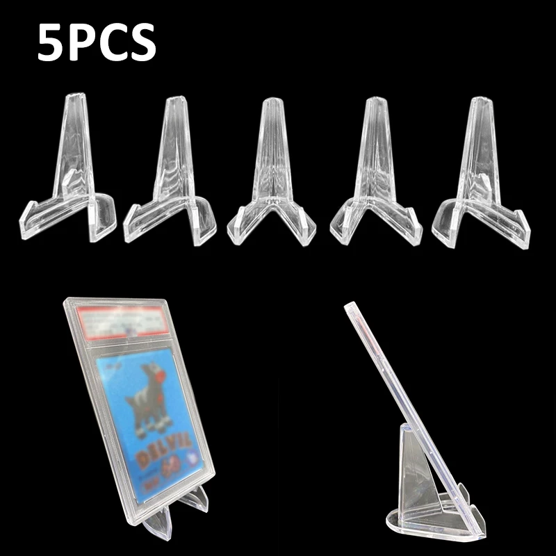 5Pcs New Practical Large PSA Card Stand Display Stand Coins Small Box Paper Clip Holder For Collection Display
5Pcs New Practical Large PSA Card Stand Display Stand Coins Small Box Paper Clip Holder For Collection Display