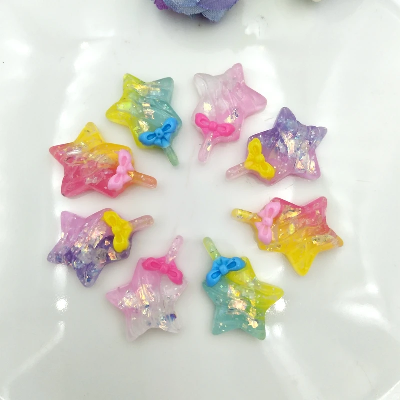 16pcs Resin New Arrival Hot Selling Bow star lollipop for Crafts Making, Scrapbooking, DIY 16*22mm
16pcs Resin New Arrival Hot Selling Bow star lollipop for Crafts Making, Scrapbooking, DIY 16*22mm