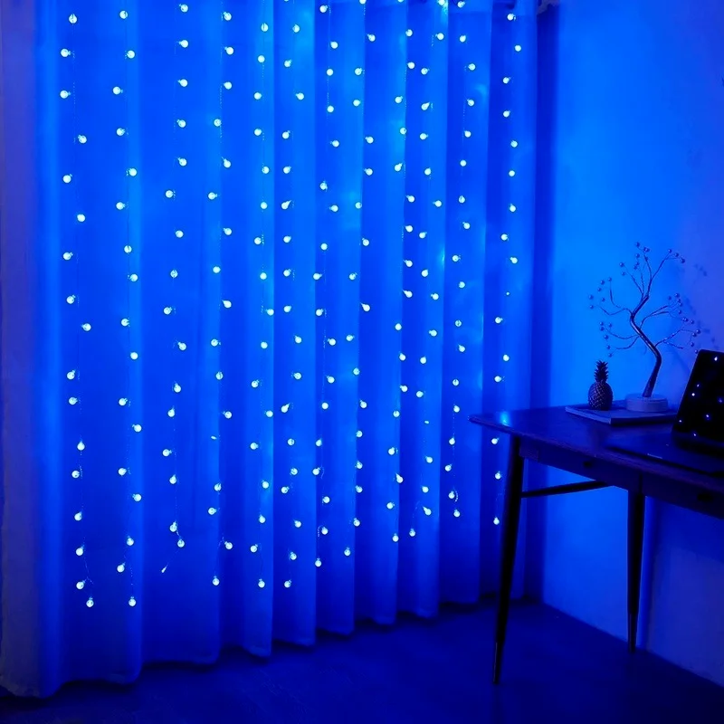 LED String Lights Crystal Garland Curtain Lamp for Room Wedding Christmas Lights Wedding Decoration Home Festoon Fairy Lights
LED String Lights Crystal Garland Curtain Lamp for Room Wedding Christmas Lights Wedding Decoration Home Festoon Fairy Lights