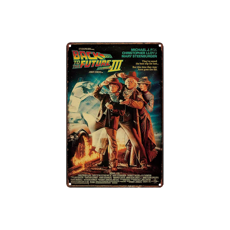 Back To Future Famous Fiction Movie Tin Sign Metal Iron Plate Painting Retro Classic Poster Bar Bedroom Wall Sticker Art Plaques
Back To Future Famous Fiction Movie Tin Sign Metal Iron Plate Painting Retro Classic Poster Bar Bedroom Wall Sticker Art Plaques