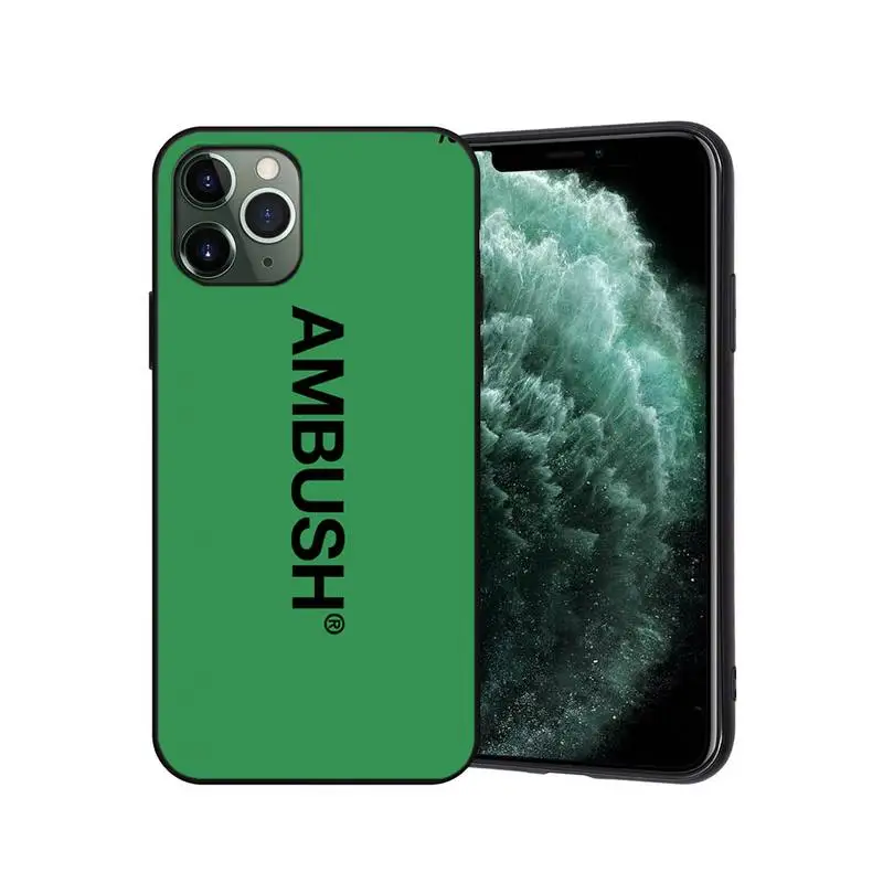 AMBUSH fashion accessories case coque fundas for iphone 11 PRO MAX X XS XR 4S 5S 6S 7 8 PLUS SE 2020 cases cover
AMBUSH fashion accessories case coque fundas for iphone 11 PRO MAX X XS XR 4S 5S 6S 7 8 PLUS SE 2020 cases cover