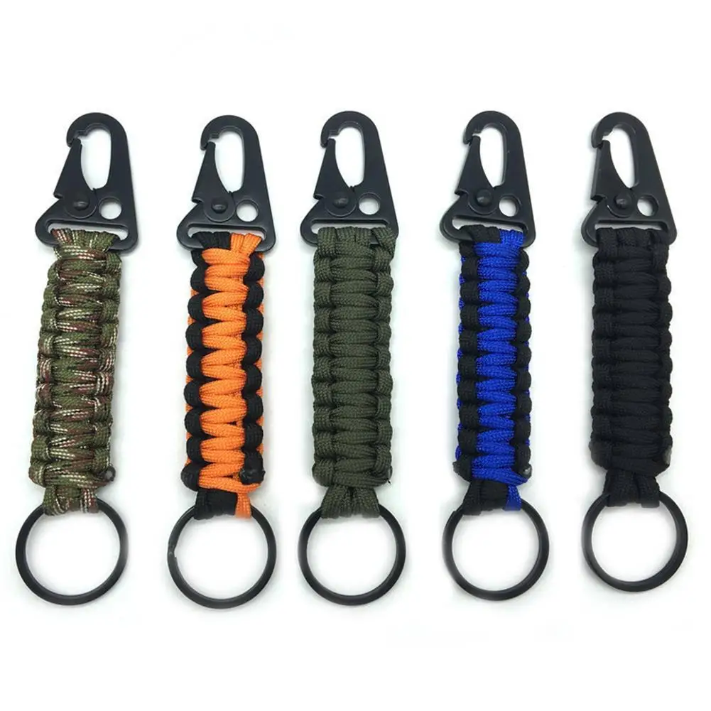 Outdoor Keychain Ring Camping Carabiner Military Paracord Cord Rope Camping Survival Kit Emergency Knot Bottle Opener Tools
Outdoor Keychain Ring Camping Carabiner Military Paracord Cord Rope Camping Survival Kit Emergency Knot Bottle Opener Tools