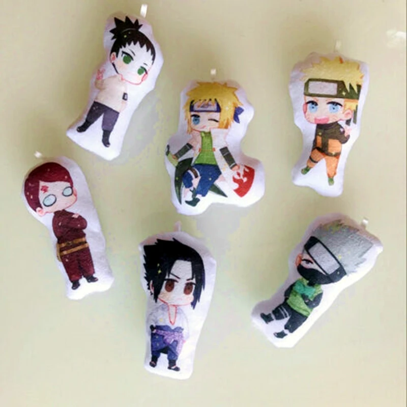 Cosmile Новый Наруто Kakashi Uzumaki Sasuke Uchiha плюшевый брелок подушка подарок ограниченная