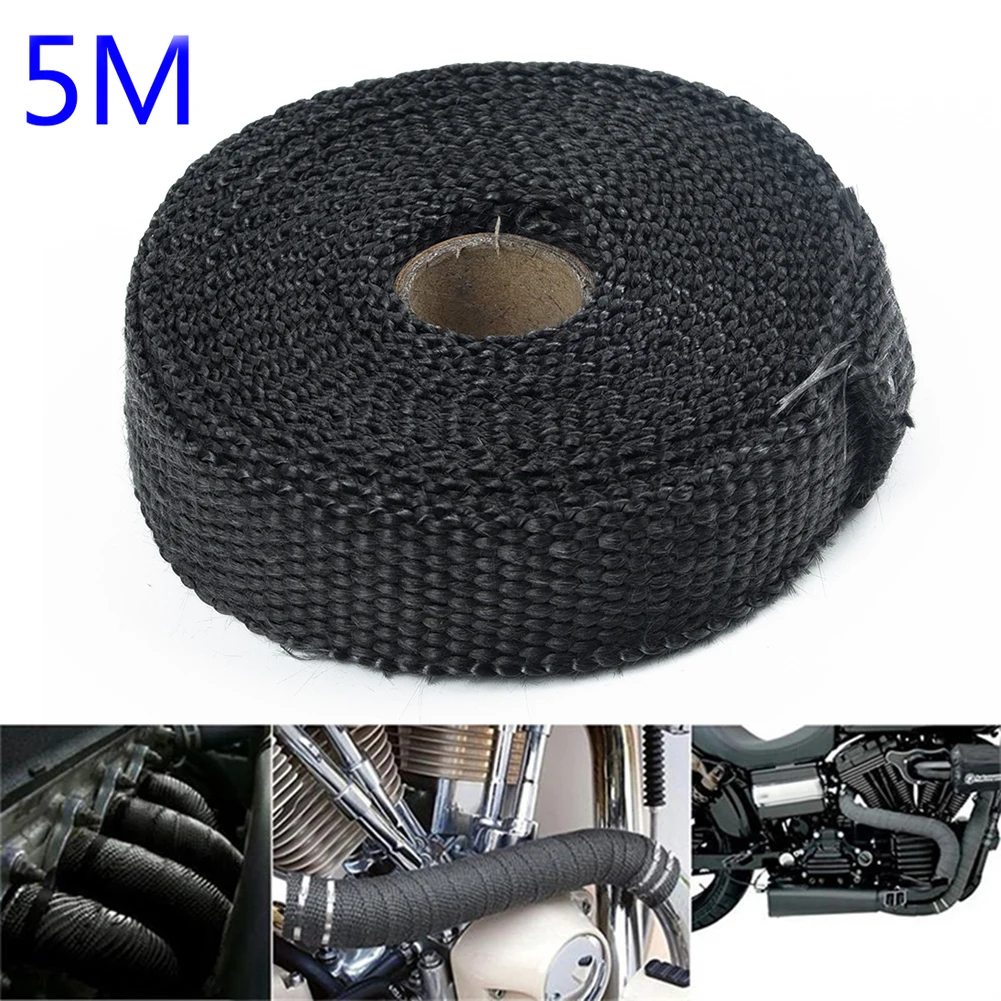 5m Roll Exhaust Pipe Insulation Tape Car Motorcycle Exhaust Manifolds Glass Fiber Thermal Heat Wrap Insulation Tape For ATVs
5m Roll Exhaust Pipe Insulation Tape Car Motorcycle Exhaust Manifolds Glass Fiber Thermal Heat Wrap Insulation Tape For ATVs