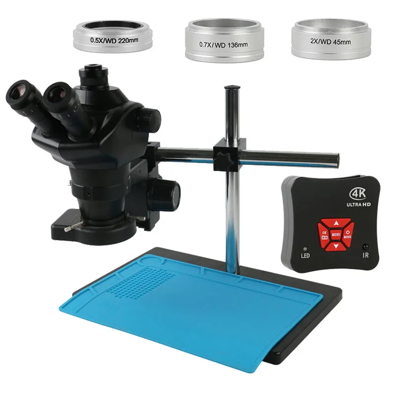 Simul Focal 8X-50X Zoom Trinocular Microscope 38MP 1080P 4K UHD HDMI Video Camera 0.5X 0.7X 2X Barlow Lens For PCB Inspection
Simul Focal 8X-50X Zoom Trinocular Microscope 38MP 1080P 4K UHD HDMI Video Camera 0.5X 0.7X 2X Barlow Lens For PCB Inspection