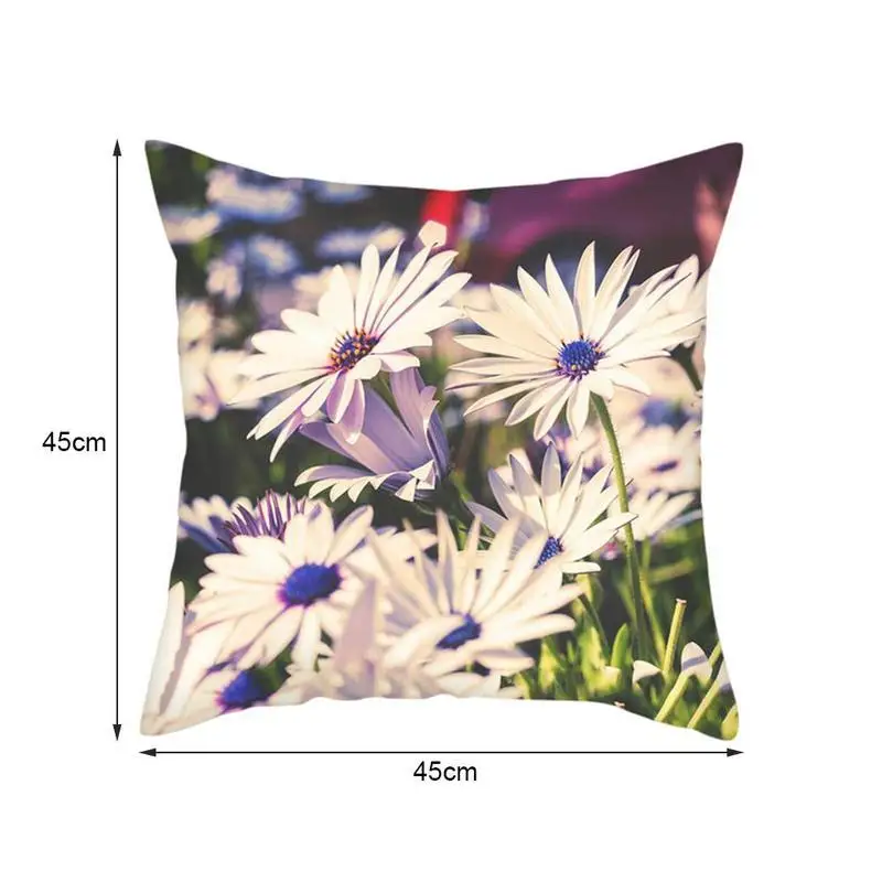 Flower Cushion Cover Printing Square Pillowcase Home Room 45x45cm Car Decoration Sofa Cover For Living Accessories Cushion M8C5
Flower Cushion Cover Printing Square Pillowcase Home Room 45x45cm Car Decoration Sofa Cover For Living Accessories Cushion M8C5
