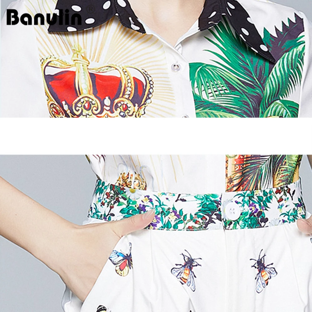 Banulin 2020 Summer Fashion Designer Shorts Set Women's Holiday Vintage Animal Jungle Print Top and Shorts 2 Two Pieces Sets
Banulin 2020 Summer Fashion Designer Shorts Set Women's Holiday Vintage Animal Jungle Print Top and Shorts 2 Two Pieces Sets