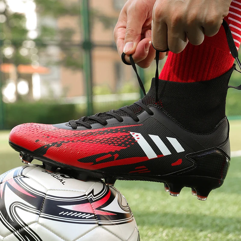 Men's and women's fashion department Falcon series football shoes, high-top nails and broken Ding professional competition shoes
Men's and women's fashion department Falcon series football shoes, high-top nails and broken Ding professional competition shoes