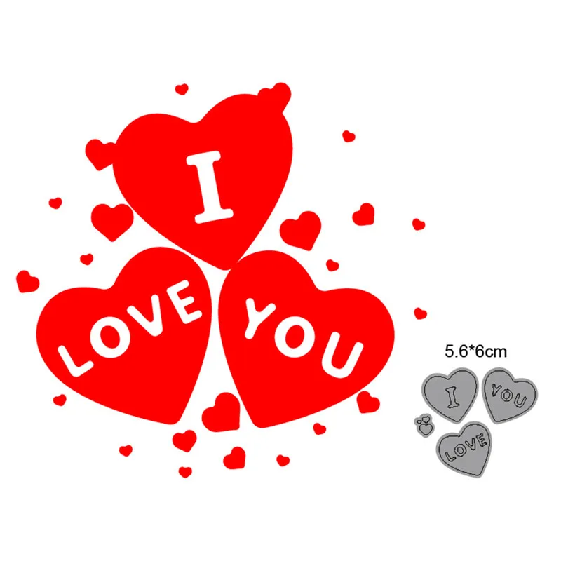 Hearts I Love You Metal Cutting Dies Cut Die Mold Scrapbooking dies Decoration Paper Craft Embossing Dies New 2021 Stencils dies
Hearts I Love You Metal Cutting Dies Cut Die Mold Scrapbooking dies Decoration Paper Craft Embossing Dies New 2021 Stencils dies