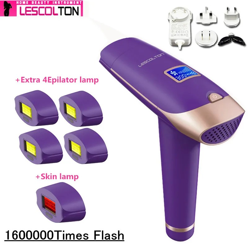 Lescolton More Lamps IPL Epilator Hair Removal LCD Display Machine T009X Laser Permanent Trimmer Electric Depilador a Laser
Lescolton More Lamps IPL Epilator Hair Removal LCD Display Machine T009X Laser Permanent Trimmer Electric Depilador a Laser