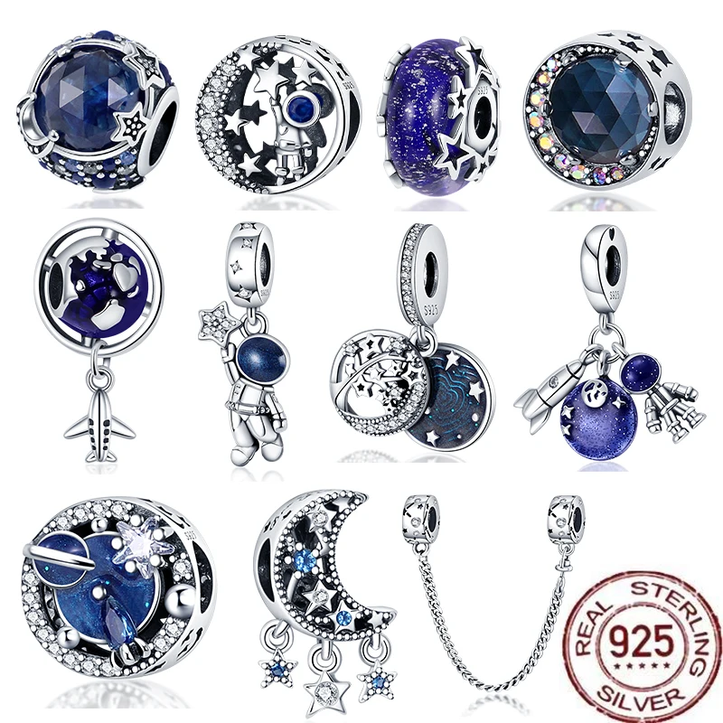 Lai 925 silver astronaut starry sky series pendant safety chain suitable for Pandora 925 original bracelet ladies diy 2021 new
Lai 925 silver astronaut starry sky series pendant safety chain suitable for Pandora 925 original bracelet ladies diy 2021 new