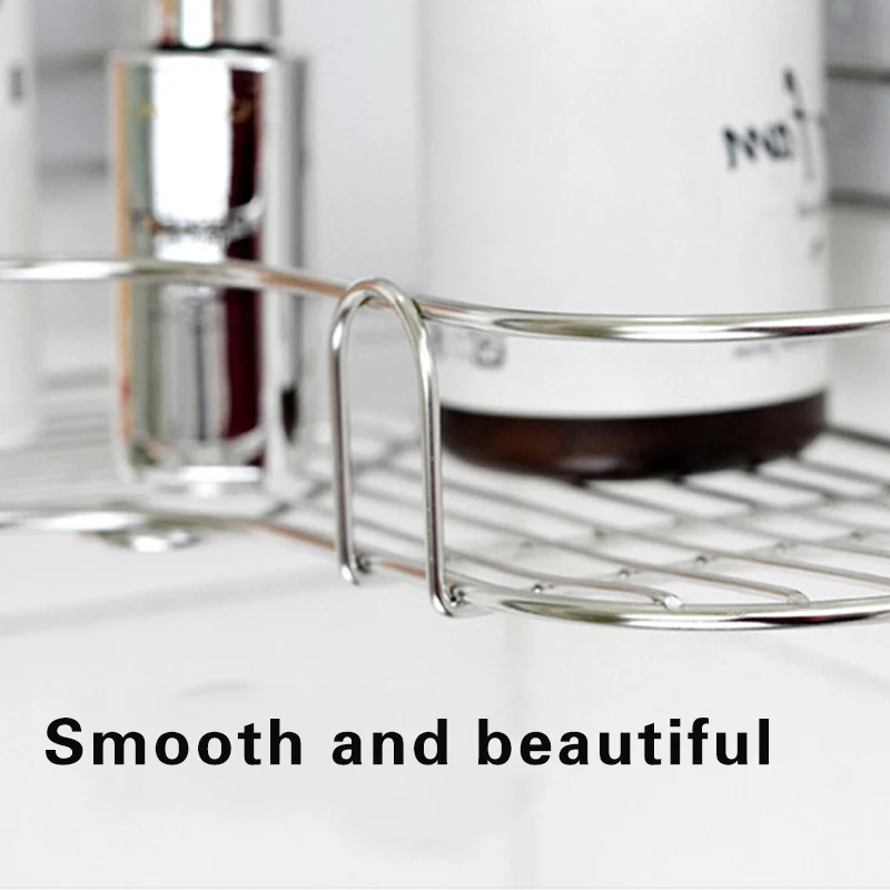 Bathroom Corner Shower Rack Stainless Steel Triangular Shampoo Soap Storage Shelves STTA889
Bathroom Corner Shower Rack Stainless Steel Triangular Shampoo Soap Storage Shelves STTA889