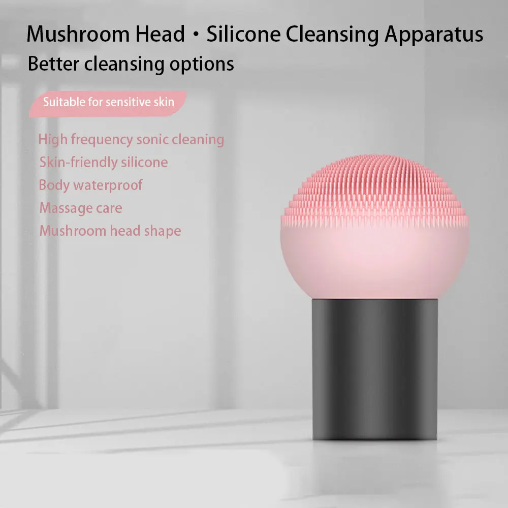 Facial Cleansing Brush Silicone Cleansing Facial Pores and Blackheads Electric Facial Cleansing Device Vibration Massage
Facial Cleansing Brush Silicone Cleansing Facial Pores and Blackheads Electric Facial Cleansing Device Vibration Massage